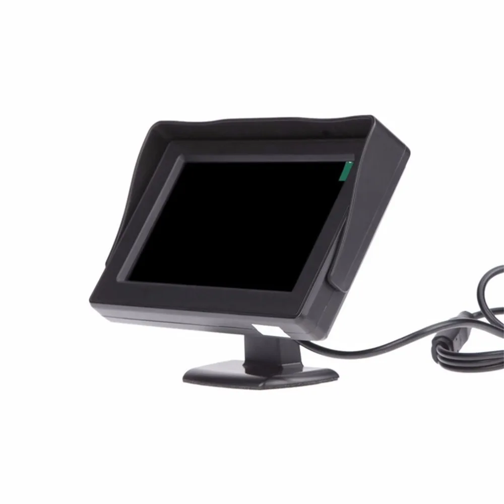 2020 New Hot Sale 4.3 TFT LCD Car Monitor Reverse Review DVD VCR CCTV Auto Parking Assistance Backup Reverse Camera Car-styling