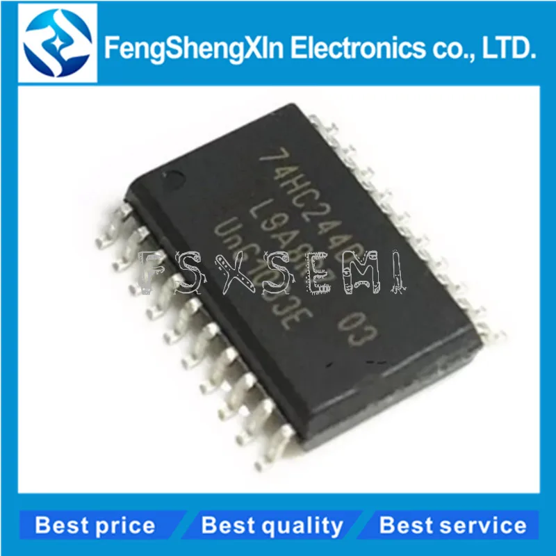 

10pcs/lot 74HC244D 74HC244 SOP-20 Dual 4-Bit Non-Inverting Buffer/Driver IC