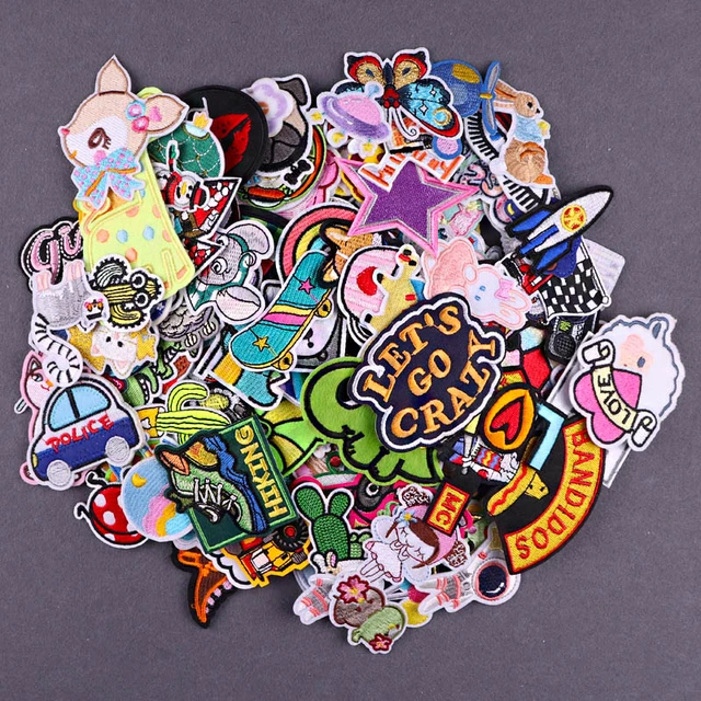 Cool Iron on Patches Graffiti Street Art Inspired Clothing