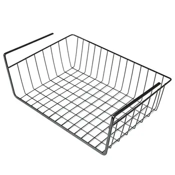 

Hanging Kitchen Iron Storage Shelf Cupboard Desk Practical Mesh Basket Rack Cutting Board Towel Holder Home Chopping Block Rack