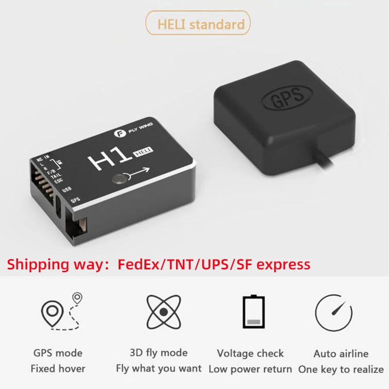Flywing H1 Heli Autopilot Flight Controller RC Helicopter Flybarless