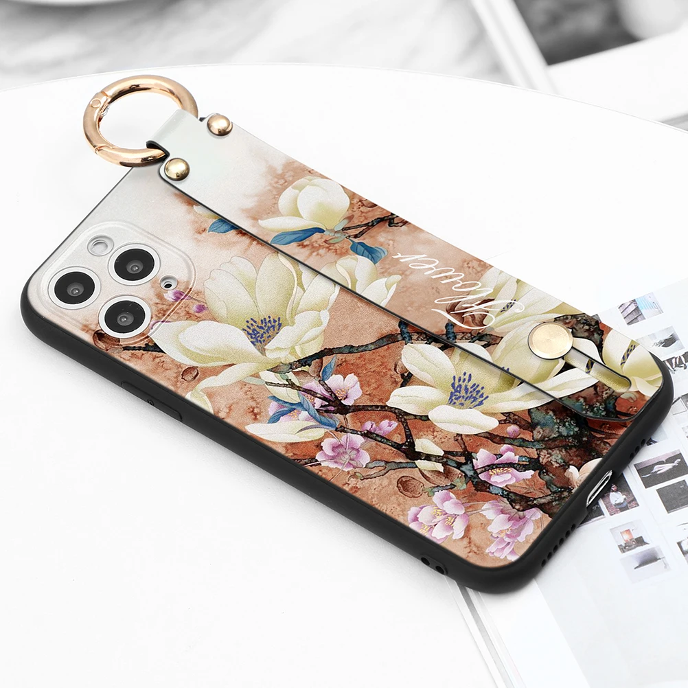 Ремешок на запястье держатель для телефона винтажная решетка iPhone XS 11 Pro Max 5 5S