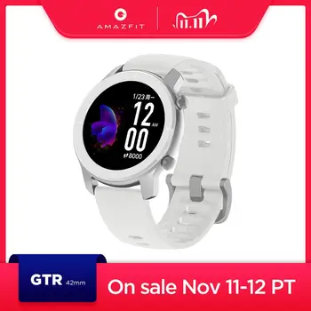  Amazfit GTR 42 мм женские часы 5ATM Smartwatch 12 дней батарея управление музыкой для Android IOS phone 