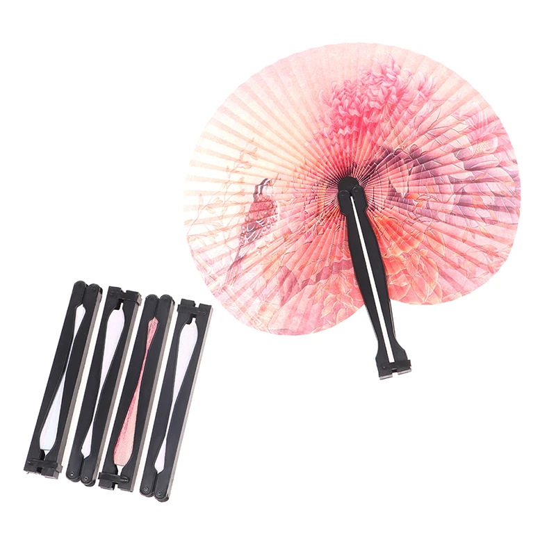 5 Chinese Paper Folding Hand Fans Oriental Fancy Decorative Party Decoration Gifts | Дом и сад