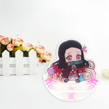 

Demon Slayer Kimetsu No Yaiba Tanjirou Nezuko Acrylic Stand Figure Model Double-side Plate Holder Cake Topper Anime Figure Toy