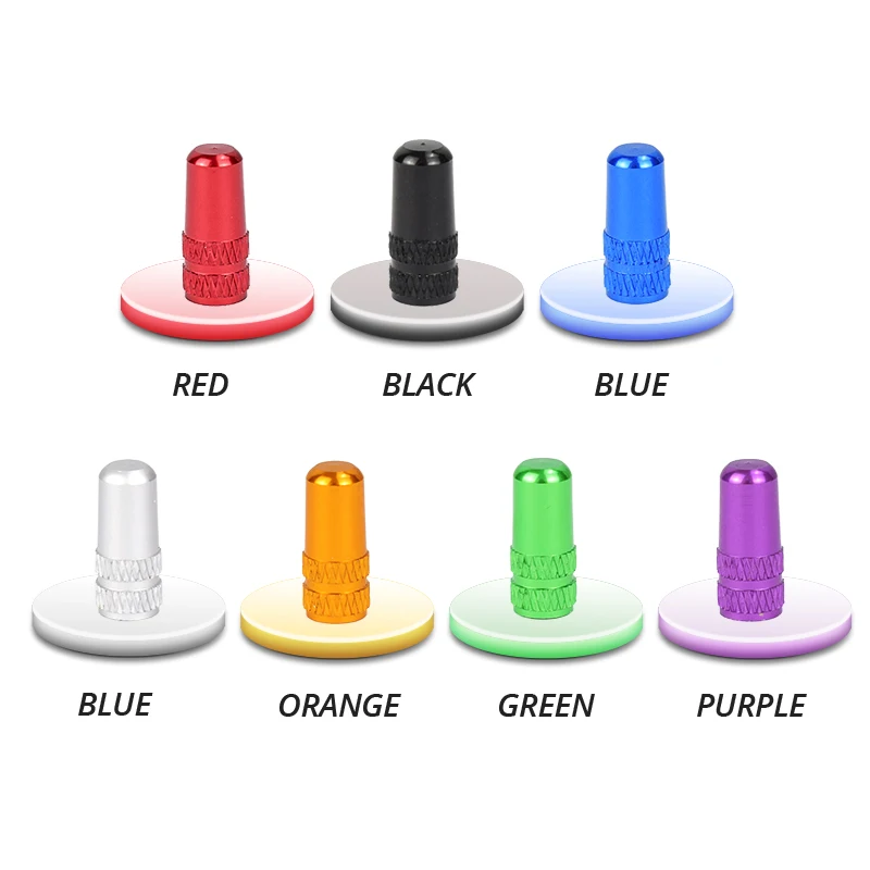4/8pcs Aluminum Alloy Bicycle Tire Presta Valve Caps Bike Covered Protector MTB Road Tyre Dustproof AV/FV Valve Bike Accessories bicycle tire valve cap