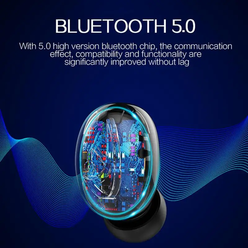 Мини Bluetooth наушники 5,0 с двойным микрофоном Q67 TWS беспроводные наушники 3D стерео спортивные водонепроницаемые наушники гарнитура для автоматического сопряжения