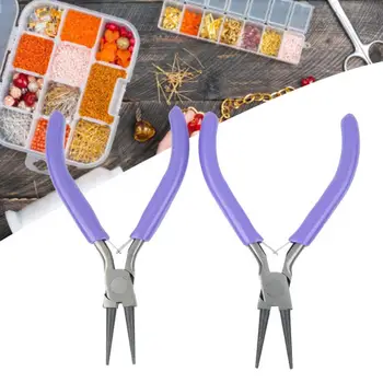 

2Pcs/Set Portable Mini Round Nose Pliers Tool Durable DIY Jewellery Processing Pliers Jewelry Making Tool Accessories