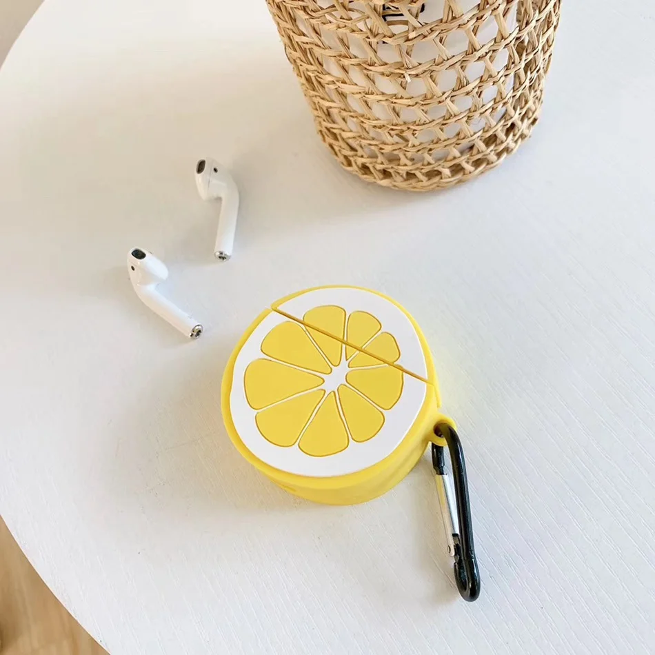 3D единорог чехол для наушников Airpods 2 чехол силиконовый Краб чехол для Airpods 1 чехол для наушников цветочный чехол для наушников чехол кольцо ремень - Цвет: 537E
