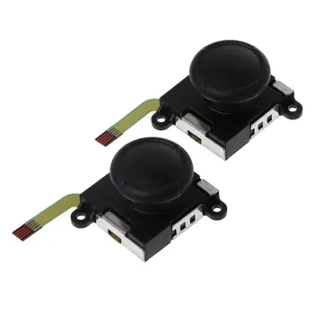 

3D Analog Joystick Switch Thumb Stick Controller Module Sensor Potentiometer Repair Tool Replacement Black for Switch 203A