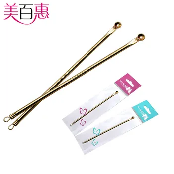 

Double Headed Wrist Needle Gold-Plated Acne Blackheads Pressure Ring