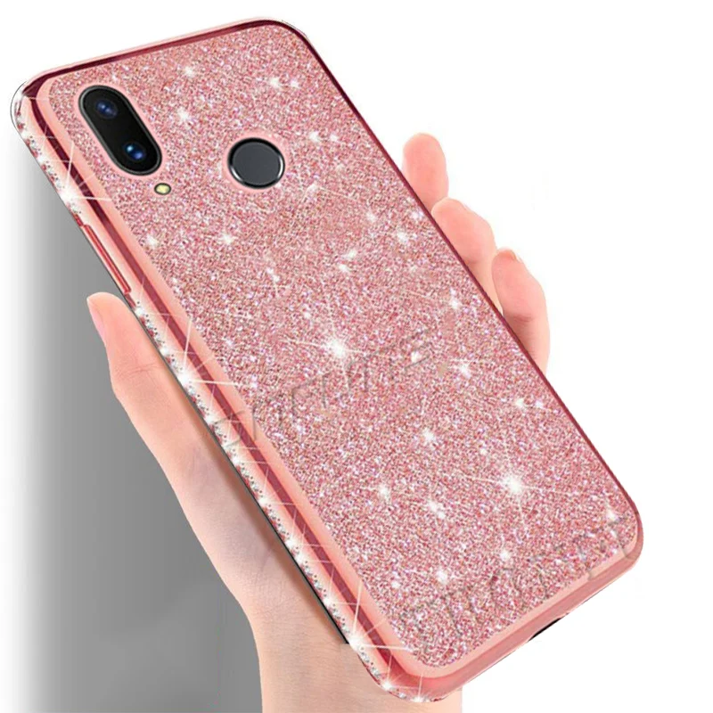 3D чехол с алмазным блеском для Xiaomi Mi 9 9T 8 SE A3 A2 Lite CC9 Pro Note 10 6X Redmi 8A 8T 7 7A 6 6A K20