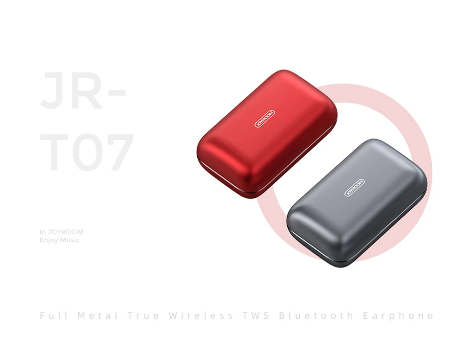 Joyroom TWS Bluetooth V5.0 гарнитура спортивные беспроводные наушники 3D стерео наушники вкладыши двойной микрофон с микрофоном зарядная коробка