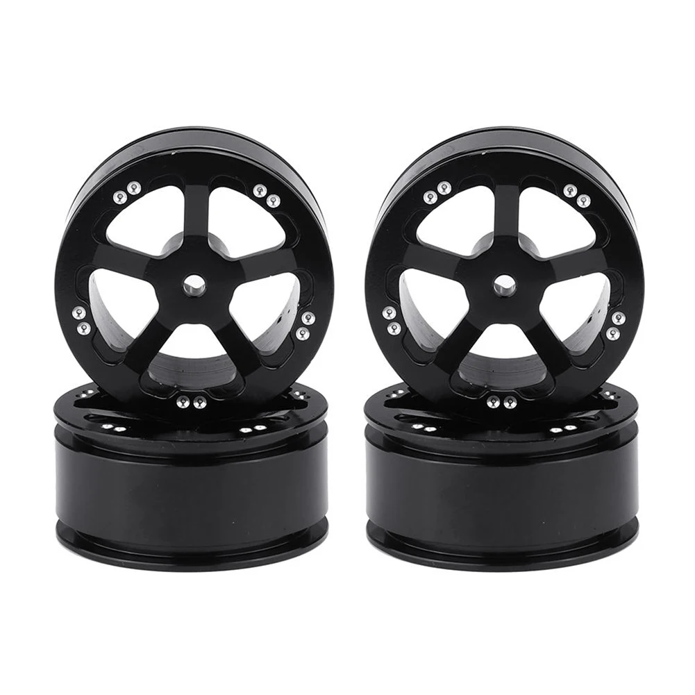 

4pcs 1:16 Spare Wheel Hub Modificate Climbing Car Durable Easy Install Parts Aluminum Gifts Tires RC Toy Replacement For WPL