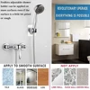 Useful Adjustable Polished Self-adhesive Handheld Suction Up Drill-free Shower Head Holder Showerhead Rack Punch-free Adjustable ► Photo 3/6