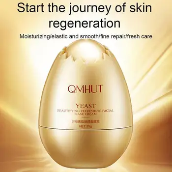 

New egg mask cream yeast mask cream shrink pores moisturizing veil mask cream