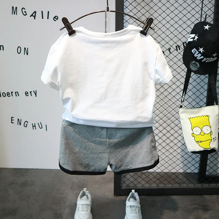 

One&one bao bei Childrenswear BOY'S 2018 Summer New Style Casual Versatile Comfortable Sports Set C16023