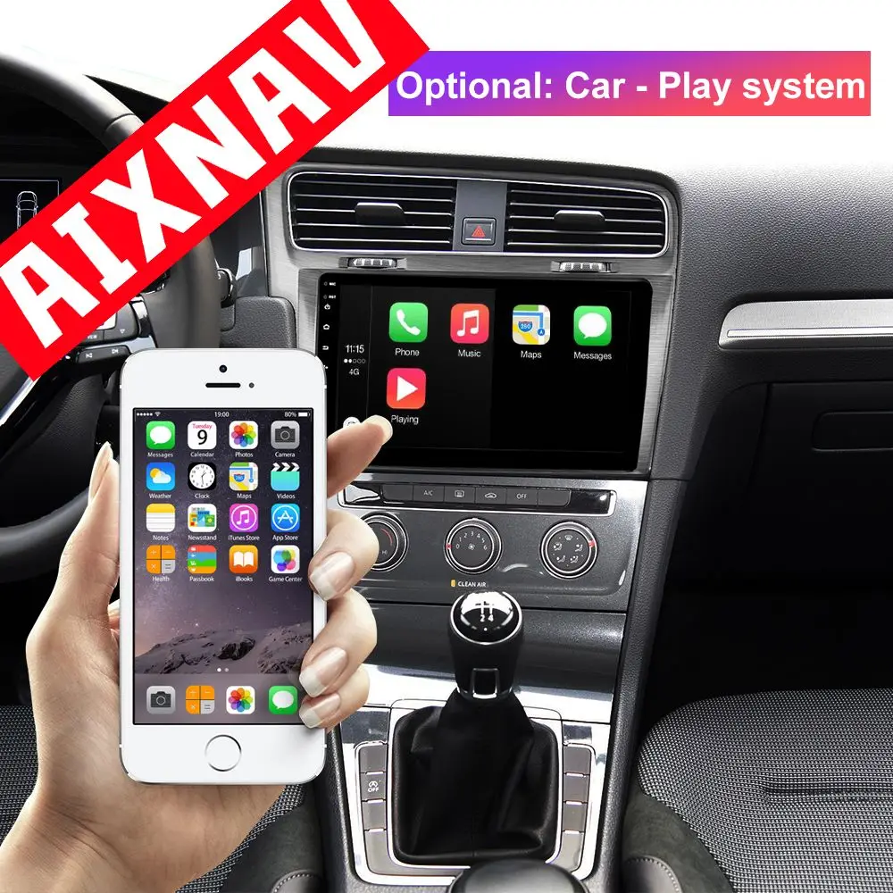 Мультимедиа для Android плеер gps навигация для Volkswagen Golf DSP DAB Авто Радио 1 Din FM монитор камеры заднего вида