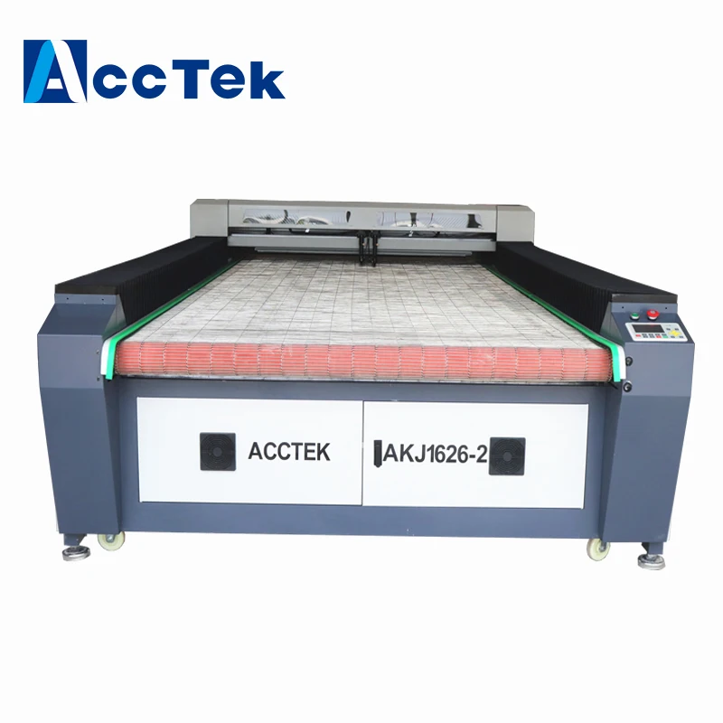 AccTek 1600*2600 мм высокоточная автоматическая подача cnc лазерная головка резак машина AKJ1626-2