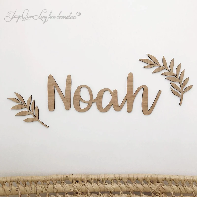 

Custom Wooden Name Sign for Nursery Wall Decor, Crib Sign, Personalized Nursery Decor, Baby Shower