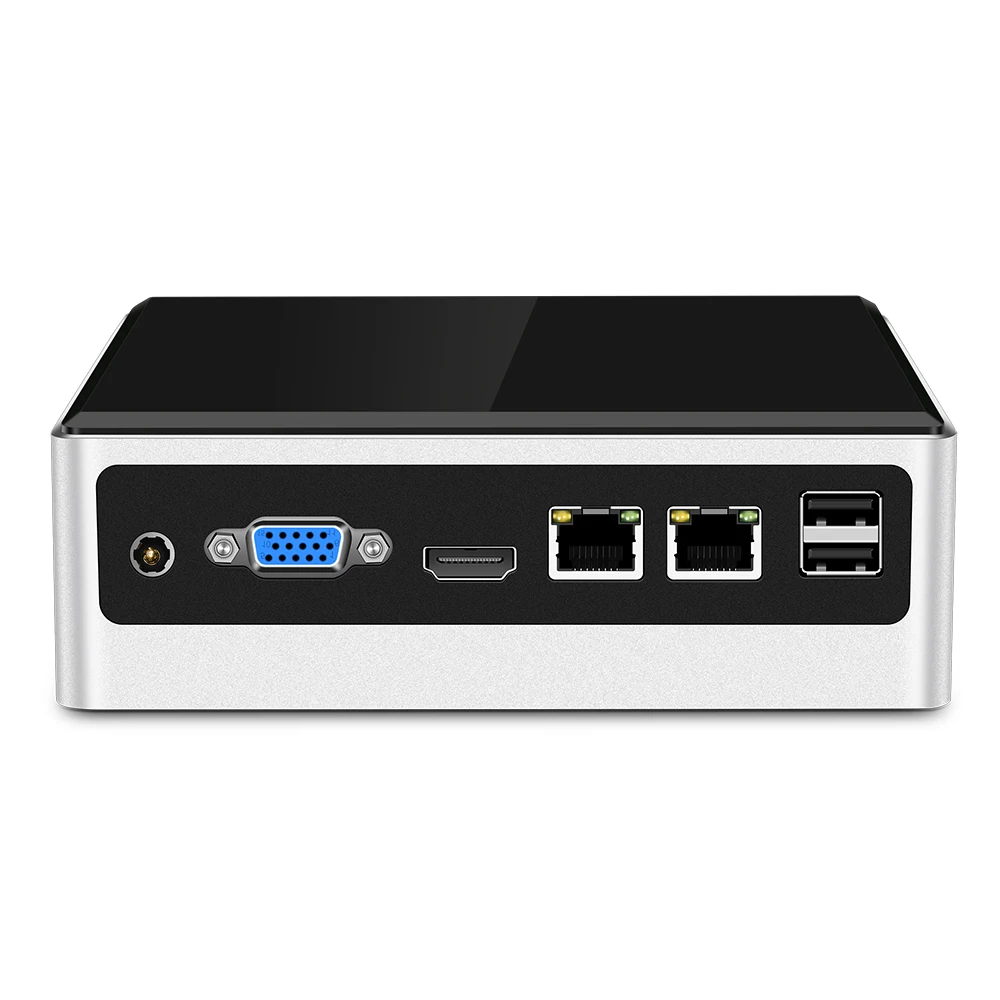 Мини ПК Linux Windows 10 Intel Core i5 4200U cpu DDR3L mSATA 2* LAN 2* RS232 4* usb type-C HDMI VGA WiFi Bluetooth микро компьютер