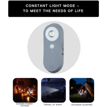 

Simple Stylish Intelligent Induction Night Lamp Infrared Control Light Corridor Cabinet Bathroom Lamp Creative Flashlight