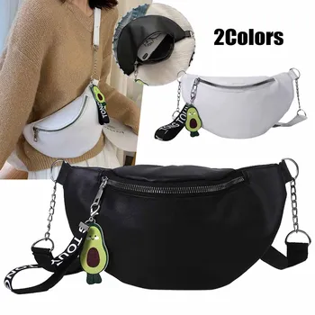 

Avocado Decor Waist Bag Women Zipper Chest Bag Street Sport Fanny Pack Girl Boy Waist Belt Bags Fashion Phone Waist Pack