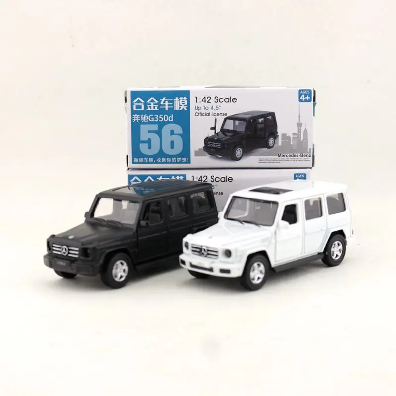 

1:42 Scale Benz-G350D SUV Alloy Pull-back car Diecast Metal Model Car For Collection Friend Children Gift
