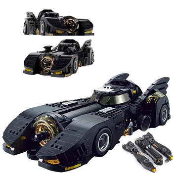 

DC Super hero Technic MOC-15506 Ultimate Batmobile Car Bricks Set supermen Bulding Blocks Toys For Children christmas gifts