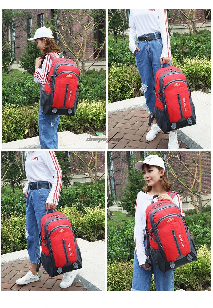 Sac À Dos De Randonnée 40L Léger Étanche Sac D'Alpinisme Durable Sports