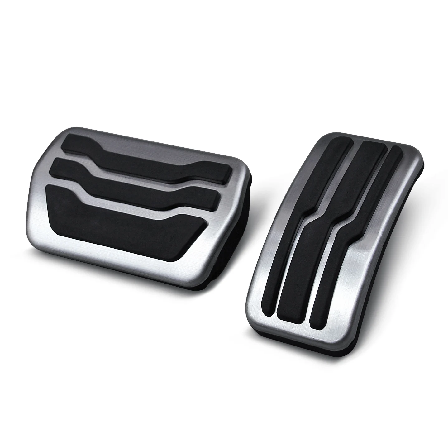 Color Name : 3PCS AT and Rest Pedal de acero inoxidable interior del coche de pedales Resto de Gas Combustible freno cubierta en forma for el Ford C-Max CMax Kuga 2011~2019 Accesorios