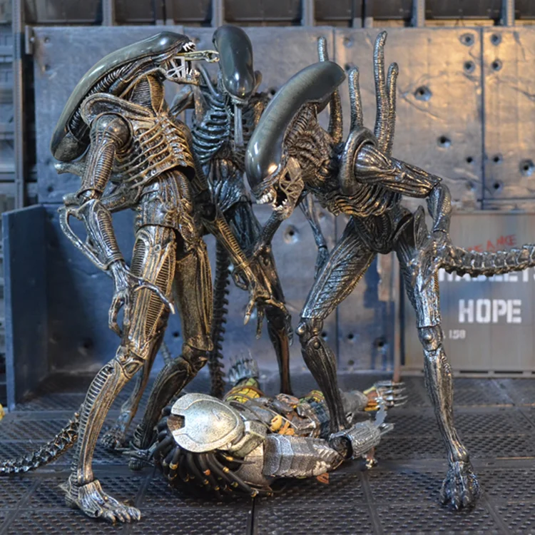 NECA специальная форма войны серии ПВХ пластиковый материал железный солдат крови AVP контракт специальной формы модель может обрабатывать