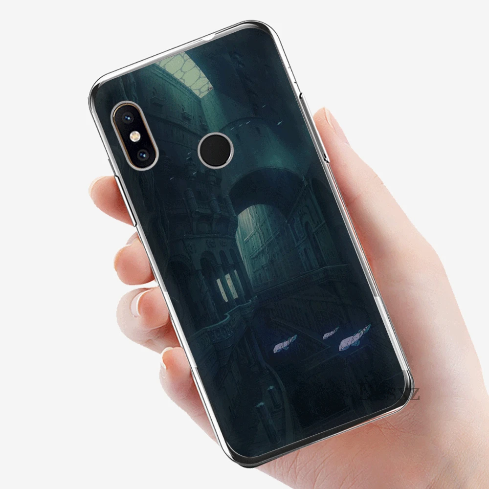 Мобильный чехол для телефона из ТПУ для Xiaomi Redmi Note 7 8 Pro 4 Note 4X5 5A 6 крышка Laputa Castle In The Sky защиты оболочки