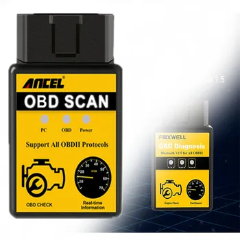 

1PC Mini Elm 327 V1.5 Bluetooth OBD2 Scanner Elm327 Code Reader OBD 2 Scanning Tool ECU Car Diagnostic Tool