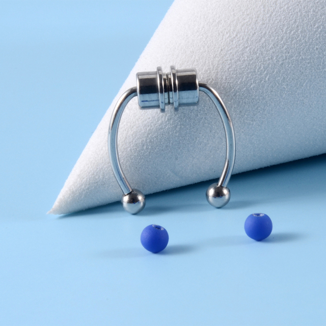 Piercing Nose Ring Non Pierced Magnet Septum Hoop Horseshoe Magnetic Nose Ring Ear Clip Piercing Jewelry