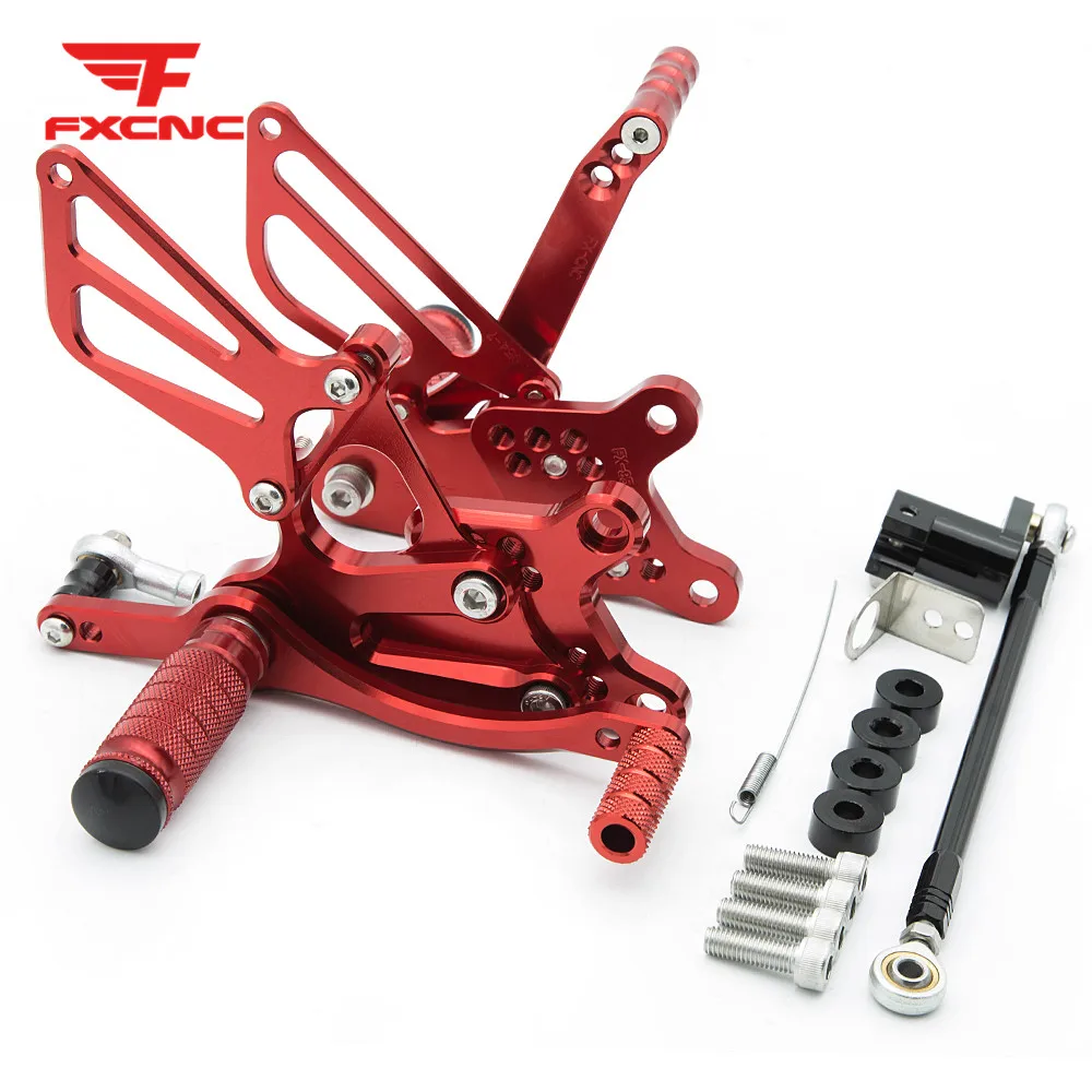 Для Honda CBR954RR CBR929RR 2000-2003 2002 2001 CNC алюминиевый сплав мотоцикл подножка для ног Педаль Peg Rearset задний Набор