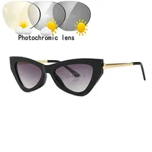 Роскошные Ретро Кот прогрессивный мульти-фокус модные очки для чтения кошачья рамка Оптические очки для чтения с диопте FML