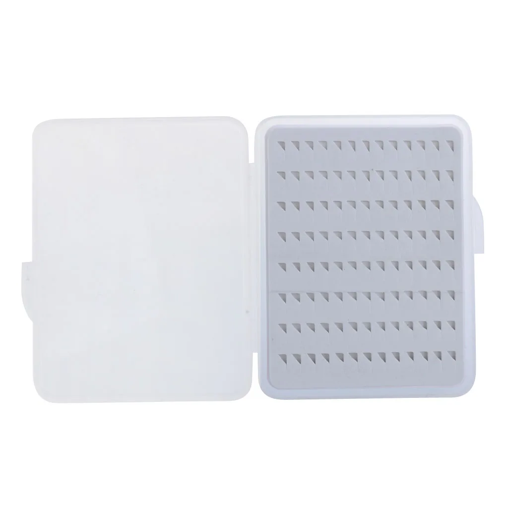 Super Slim Fly Box Fly Hook Box Dry Wet Flies Insect Lures Storage Case Waterproof Slit Foam Box Fishing Tackles Box S M L Pesca