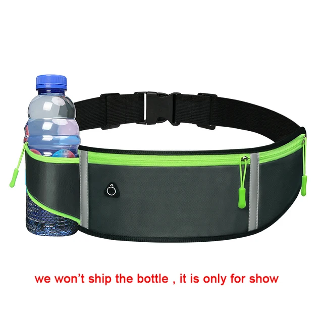Running waist bag Belt Bag Men Gym Women Sports Fanny Pack Cell Mobile Phone for Running Jogging Run Pouch Hydration Cycling Bag army green -1