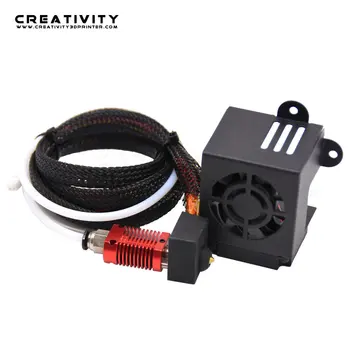 

3D Printer Parts Full Assembled Extruder Kit with 0.4mm Nozzle Aluminum Heating Block Double Cooling Fan 24Vfor Creality Ender-3