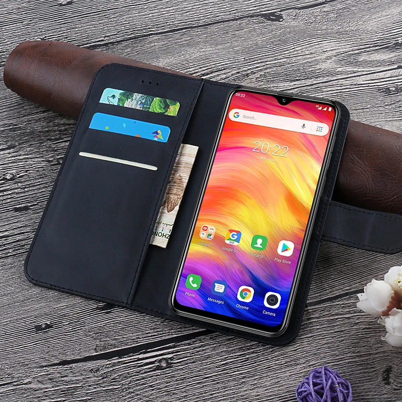 Alesser Для Doogee Y7 Plus PU кожаный чехол защитный полный флип Стенд для телефона Чехлы Coque