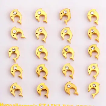 

LUXUKISSKIDS 10pairs/lot Dolphin Pattern Small Stud Earring Set-102402S