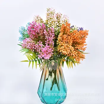 

Spray Color Model Milan Flowering and Fruiting Pearl Fruit Wedding Props Decoration Artificial Flower Small Bundle of Wedding Mo