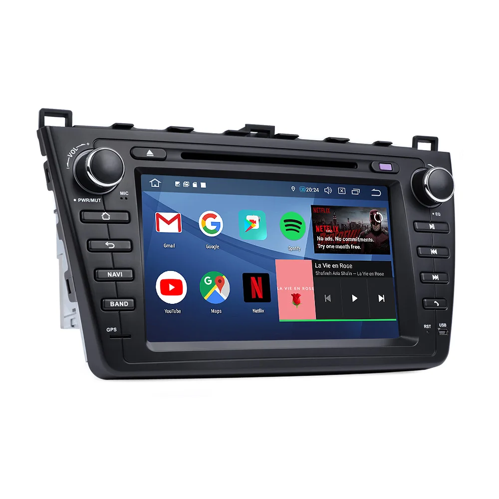 Автомобильная Мультимедийная система Pie OS 8 дюймов Android 9 0 DVD GPS-навигация радио для