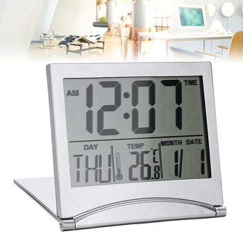 

LED Digital Alarm Clock Snooze Mute Calendar Temperature Desktop Table Electronic Clock for Home Bedroom Decoration Clock