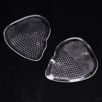 

1pair Elastic Gel Forefoot Silicone Shoe Pad Foot Support Cushions Sore Pain Insole Foot Soft Pain Relief Women Tools Foot Care