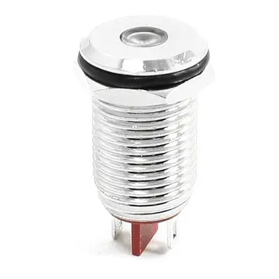 

12mm Panel Mounting Red LED Indicator Light Pilot Signal Lamp DC 12V