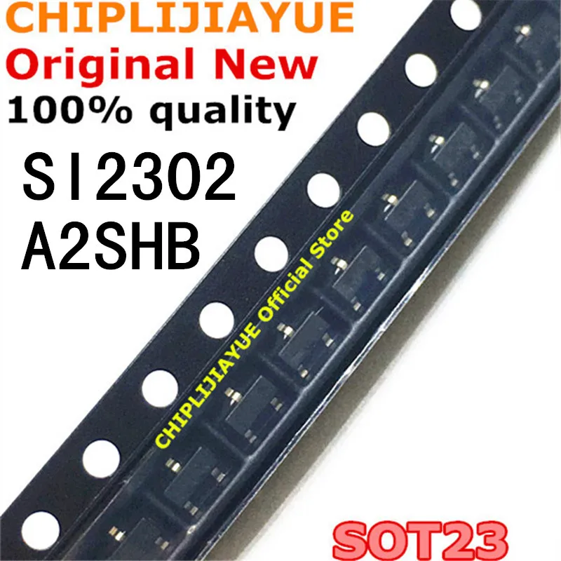 Новый и оригинальный чипсет IC SI2302DS SOT 23 SI2302 A2SHB SOT23 2.5A/20V SMD 20 шт.|work work|ic chip100 pcs |