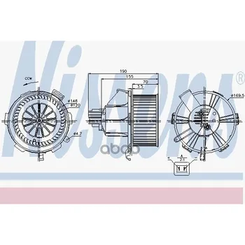 

Radiator fan Opel Zafira B 87085