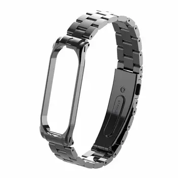 

For Mi Band 4 Xiaomi Metal Strap Stainless Steel Wrist Strap For Xiaomi MiBand4 Bracelet For MiBand4 Wirstbands Mi Band 4 Nfc
